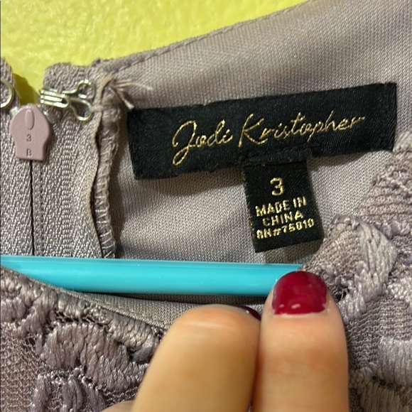 Junior Lace Dress in Light Purple NWOT - Picture 8 of 8